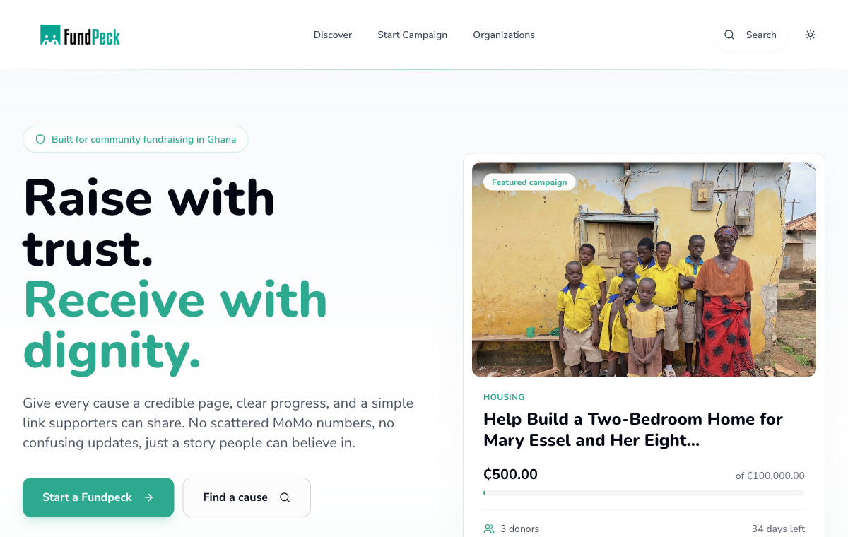 FundPeck screenshot